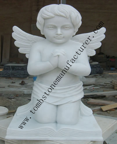 praying angel kneeling on Bible - Click Image to Close